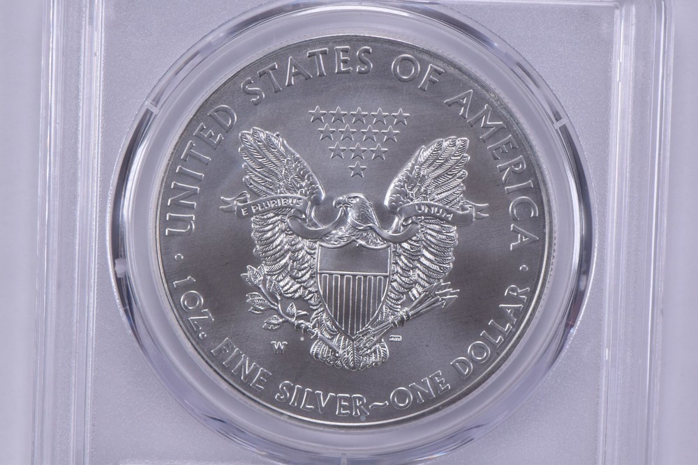 SP69 2012-W Burnished Silver Eagle Annual Set PCGS Blue Label