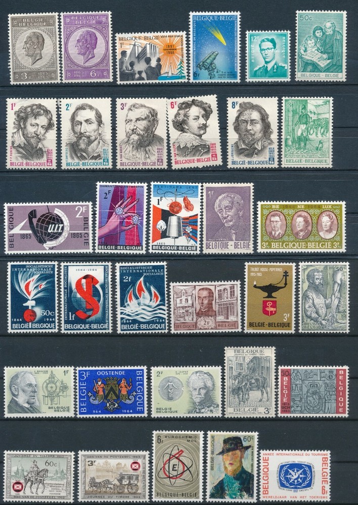 BELGIUM *150+ ALL DIFF MINT (1962-70)* MANY SETS; *GREAT VALUE*