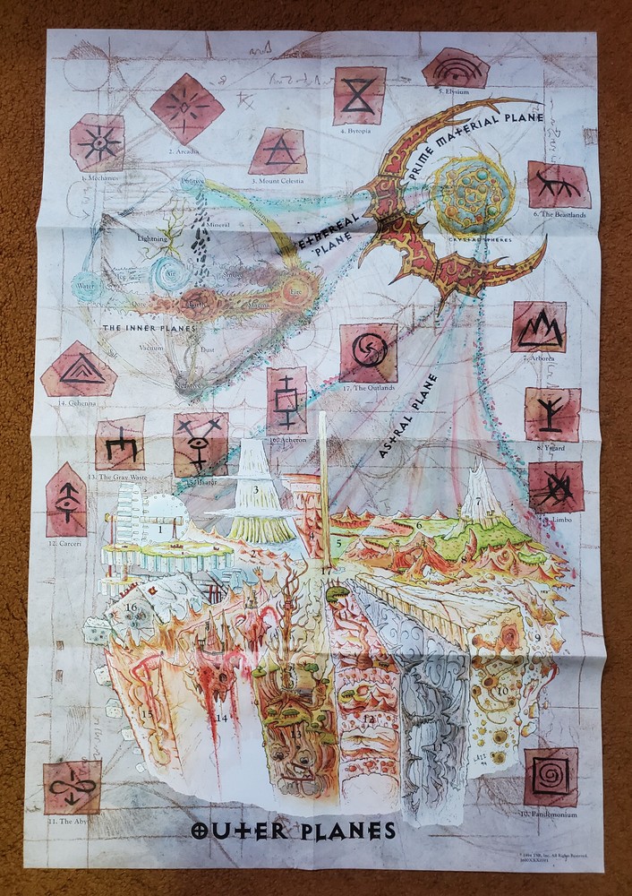 AD&D 2nd Edition Plane Scape Campaign Setting