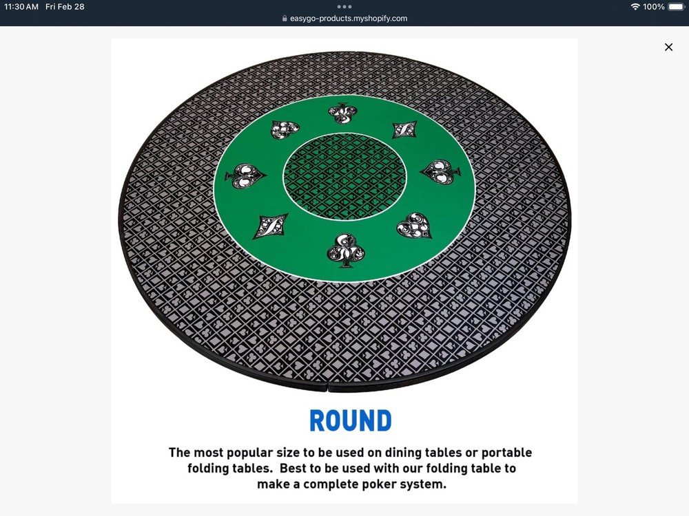 Poker Mat