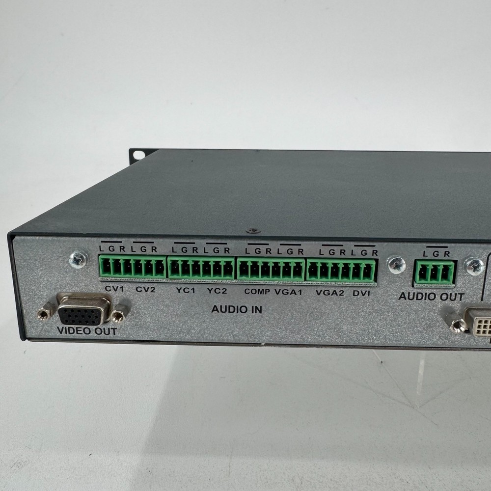 Kramer Model VP-724DS HQV Presentation Switcher/Scaler Black Rack Mount