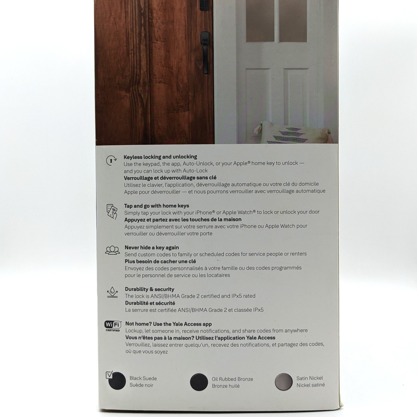 Yale “Assure Lock 2 Plus” with Wi-Fi & Apple Home Keys [Black Suede Finish] NEW