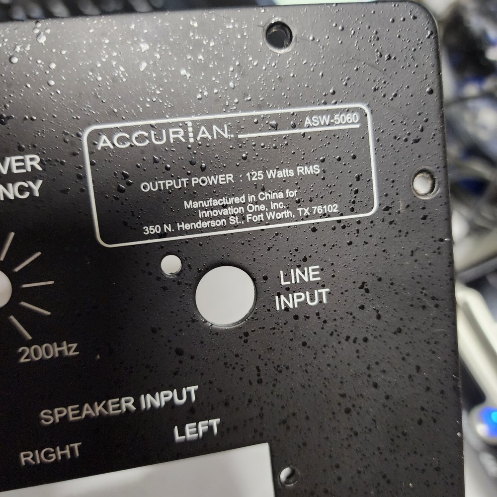 Accurian ASW-5060 Part Control Knobs Lot of 2