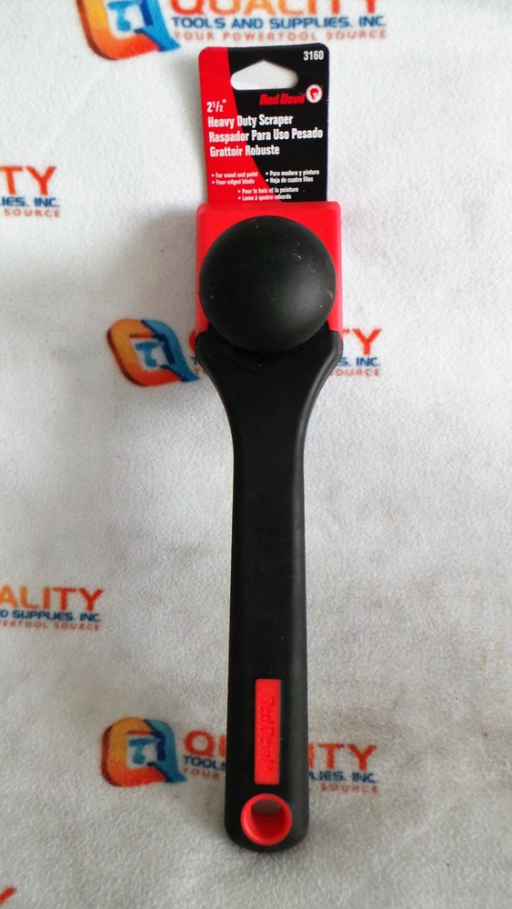 New Red Devil 3160 2-1/2" Four-Edge Heavy Duty Scraper