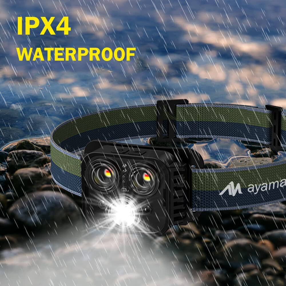 USB Rechargeable Headlamp Waterproof LED Headlight Head Torch Light Flashlight