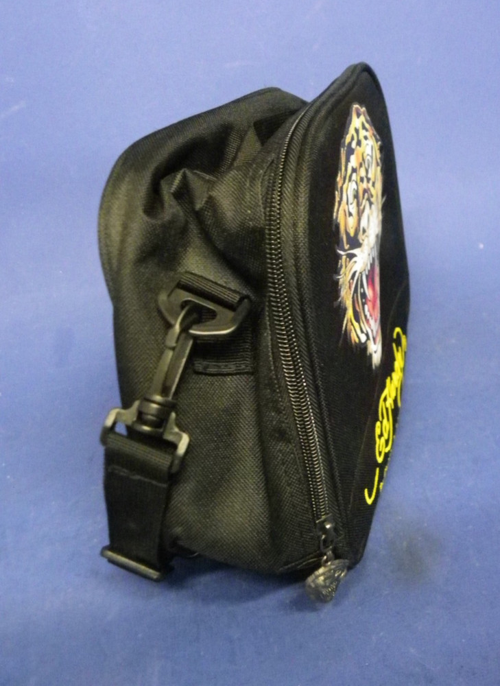 Ed Hardy Polyester/Canvas Lunchbox EVA Lining 9" x 8" x 5"