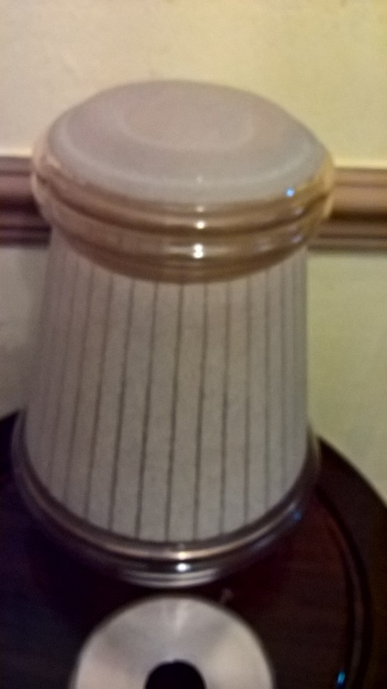 vintage 1950s ceiling glass light shade