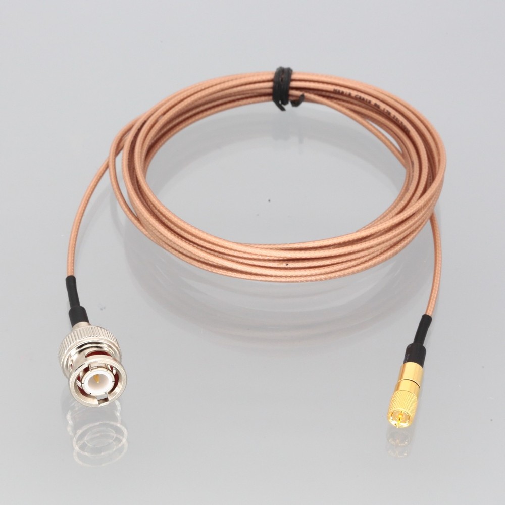 BNC to Locking Spring 10-32 Microdot RG178 Cable Accelerometer Flaw detector NDT