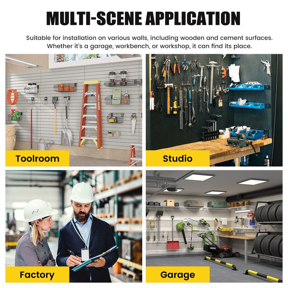 Power Tool Organizer Wall Mounted Power Tool Rack for Cordless Drill Storage