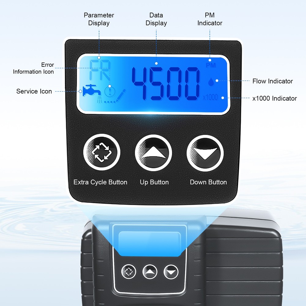 5600SXT Digital Control Valve Water Softener Control Valve Filter Control Head