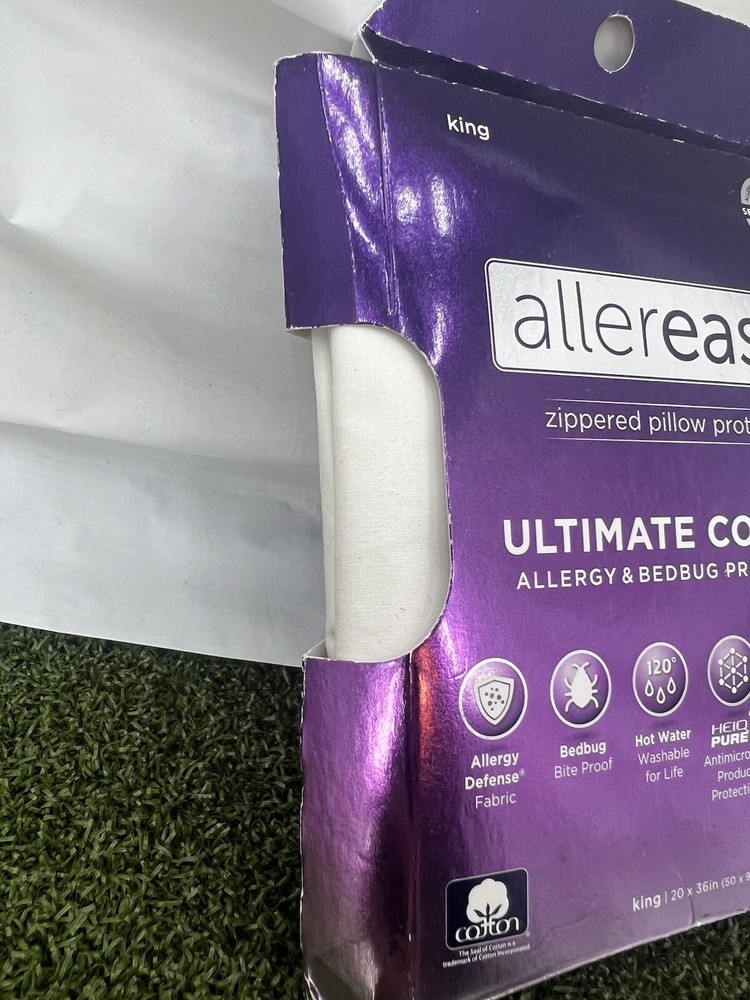 King Size AllerEase Ultimate Comfort Pillow Protector - New