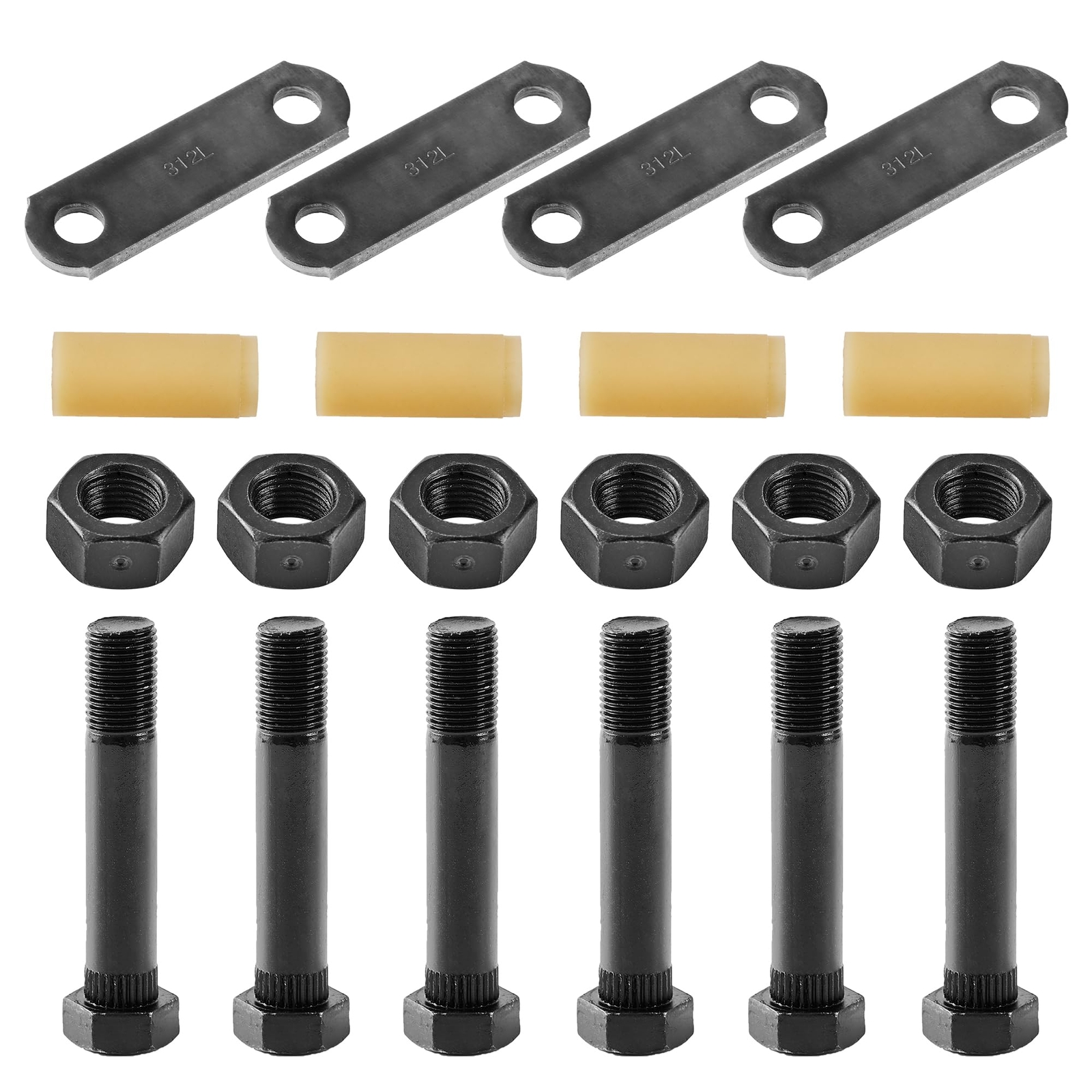 Trailer Axle Shackle Kit 3500-7200 lbs Trailer Axle Kit for Double Eye Spring