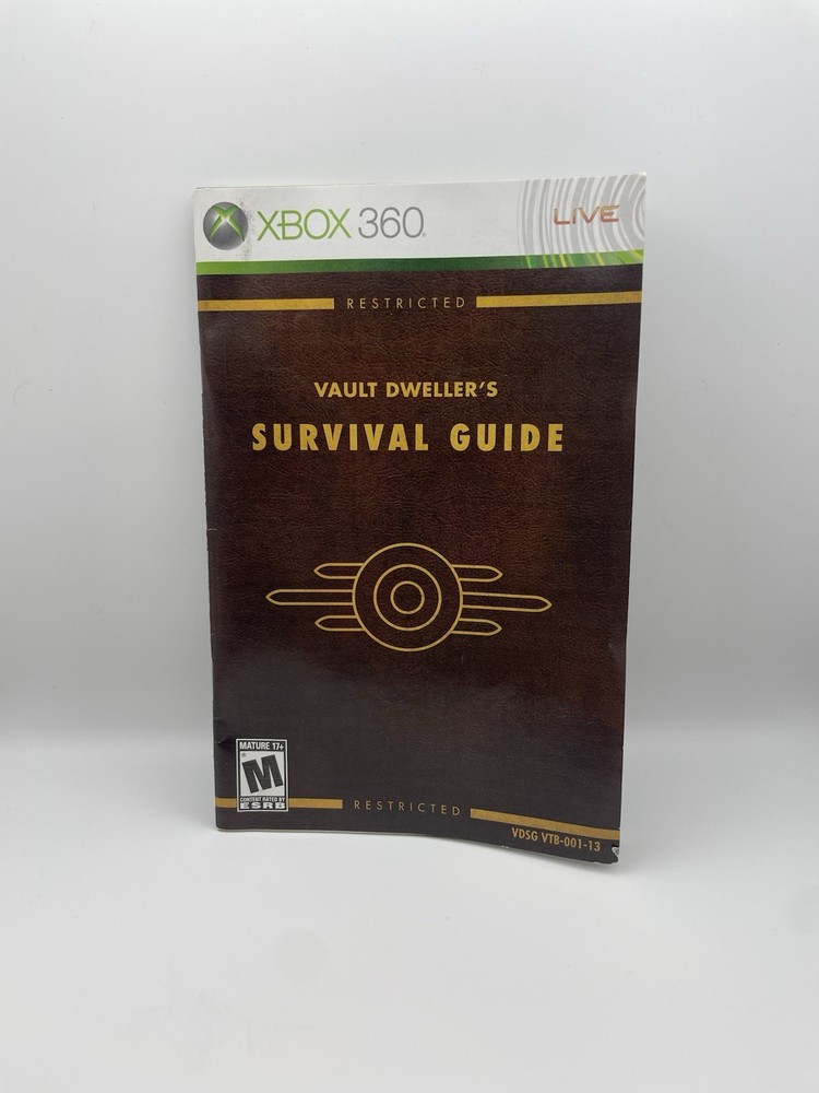 Bethesda Fallout 3 Xbox 360 Manual Only