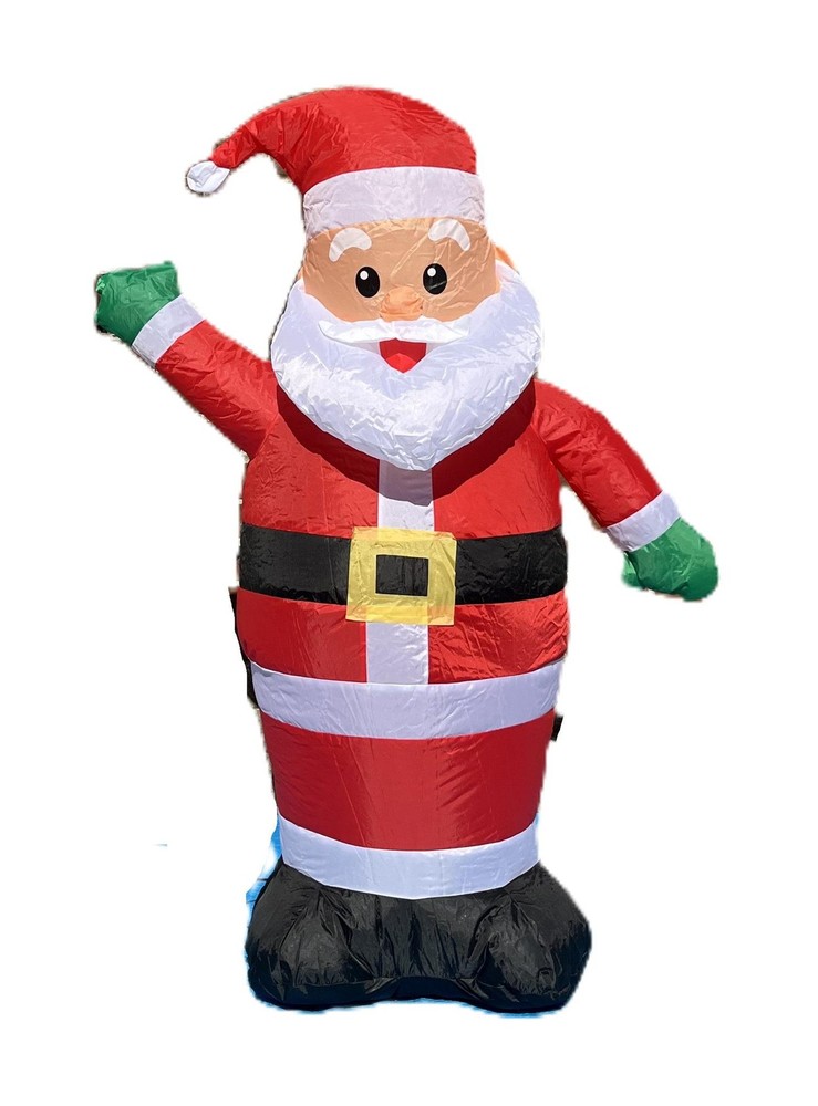 3.5 ft. LED Santa with White Beard Inflatable