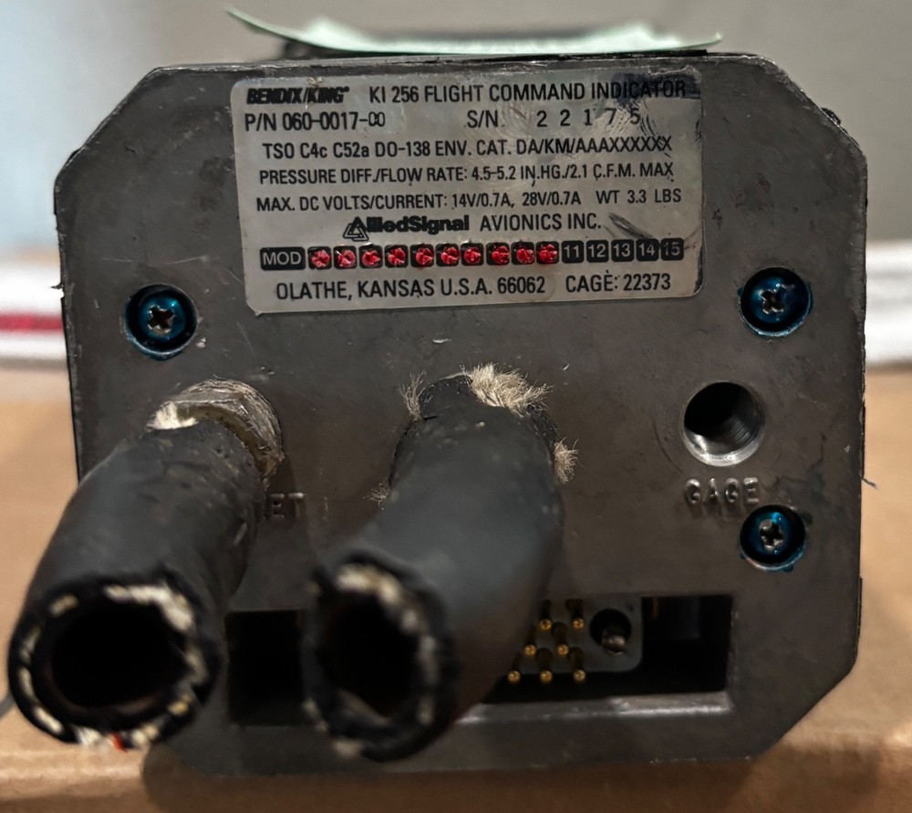 Bendix King KI 256 Flight Command Indicator 060-0017-00 S/N 22175