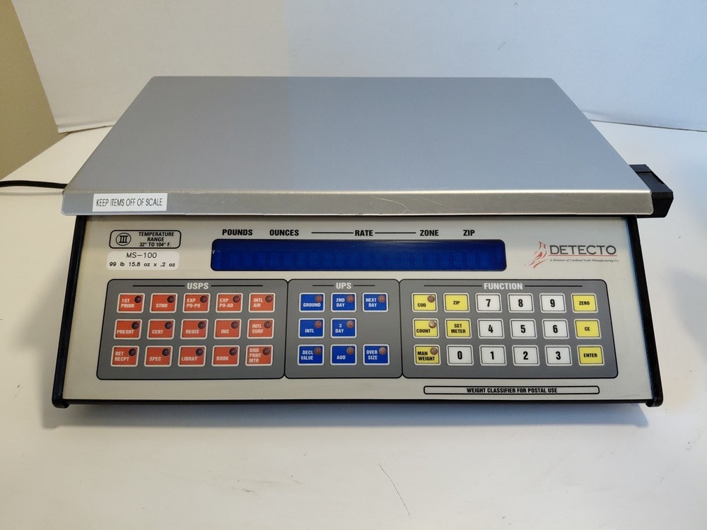 Cardinal Detecto Commercial Scales MS-100