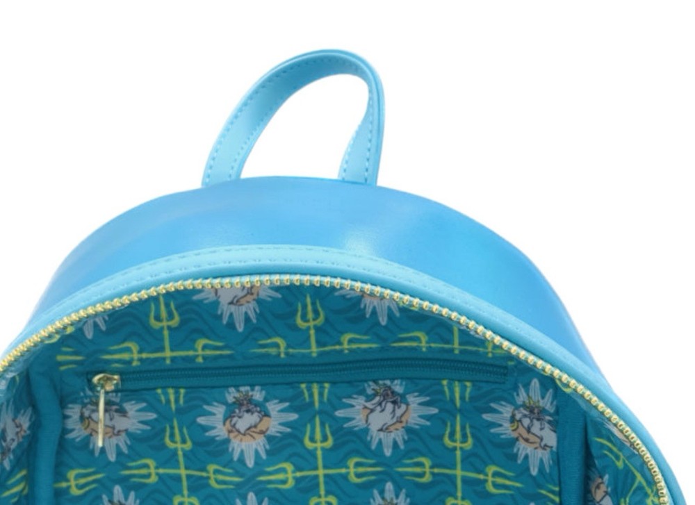 *NEW LE 324* Loungefly King Triton Sequin Mini Backpack