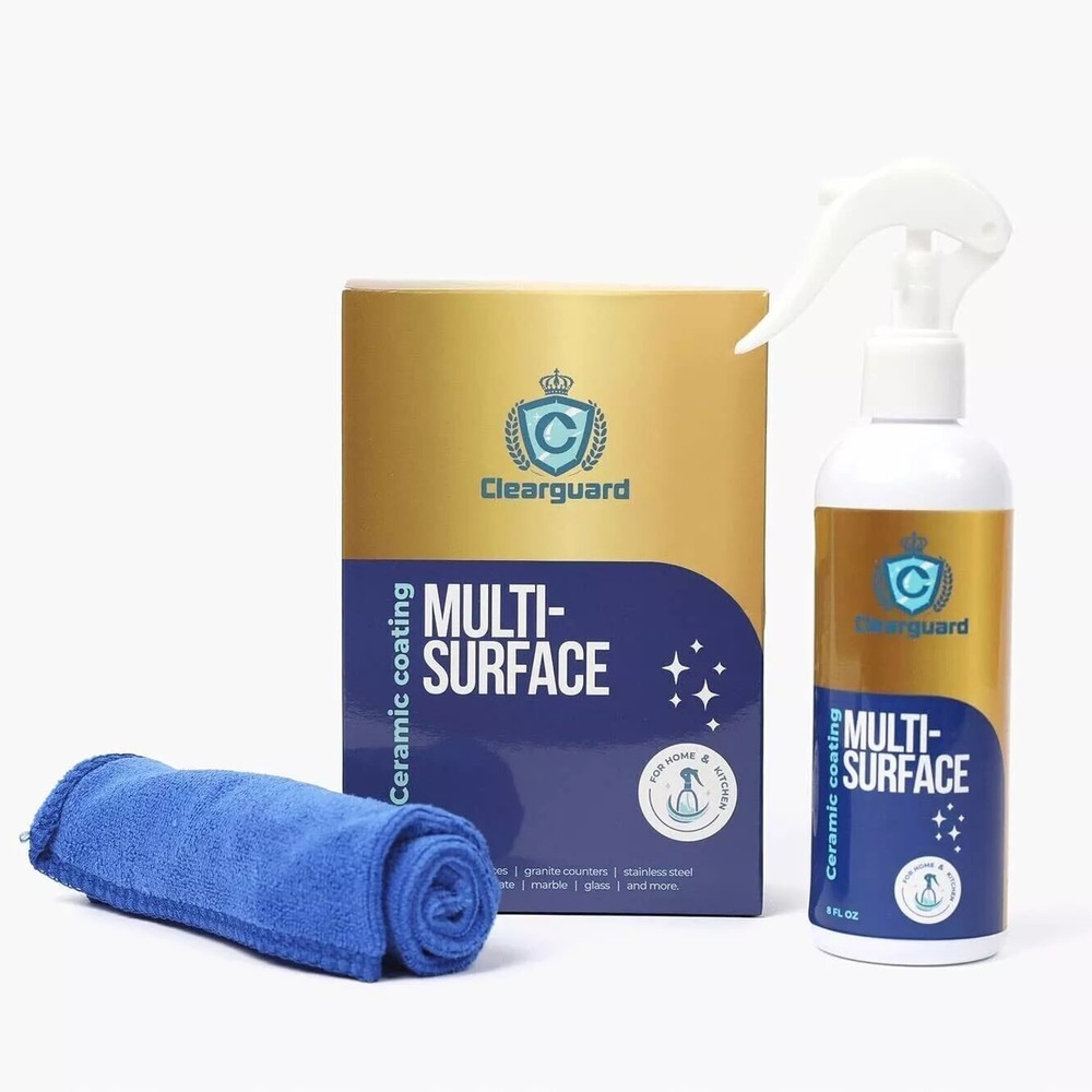 sh5 Clearguard Multi-Surface Ceramic Coating Spray Set 8oz for Home & Kitchen