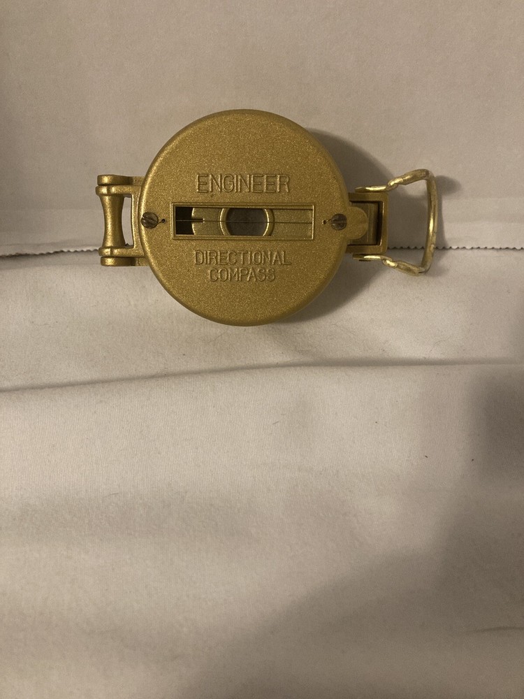 Vintage Engineer Directional Compass Gold