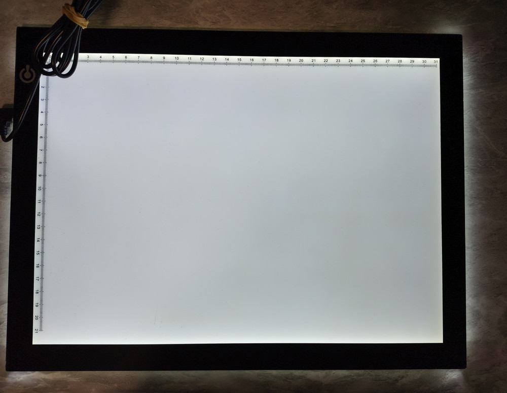 Diamond Painting Lot with Light Pad