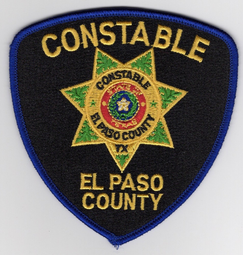 El Paso County Texas TX Constable Patch