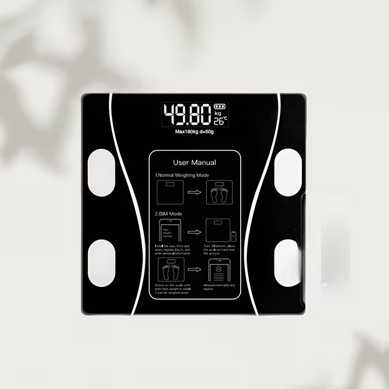 Smart Digital Weight Scale LED Display Body Composition Multi User