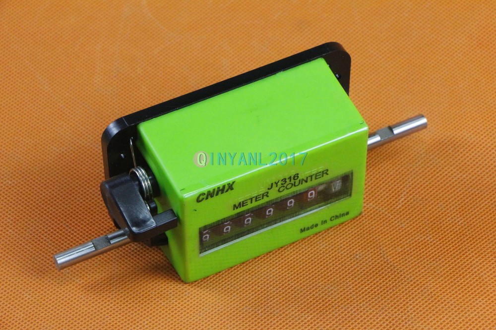1PC JY316 6-Digit Mechanical Yard Counter Length Counter Rolling Wheel Decoder