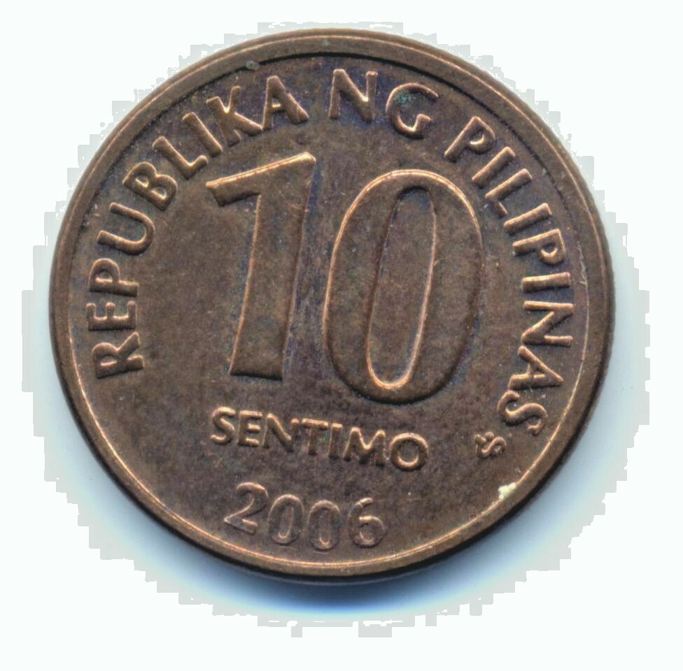Philippines 10 sentimos 2006 Combined Shipping