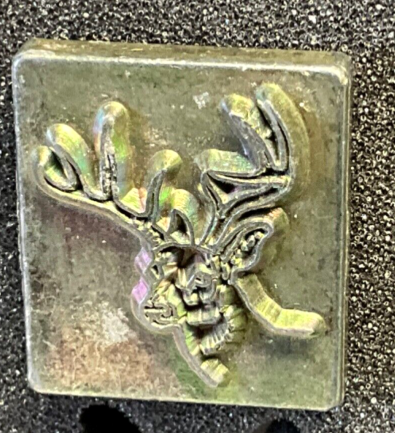 RARE MIDAS LEATHER STAMP TOOL 8201 BUCK DEER HEAD