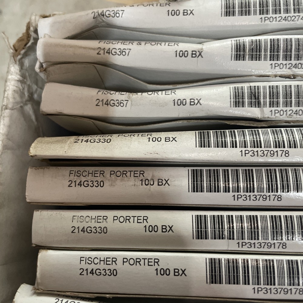 Fischer & Porter Circular Chart Recorder Paper- Per Box-Multiple Part Numbers