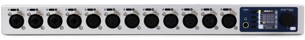 RME 12Mic 12-channel Network Controllable Microphone Preamp