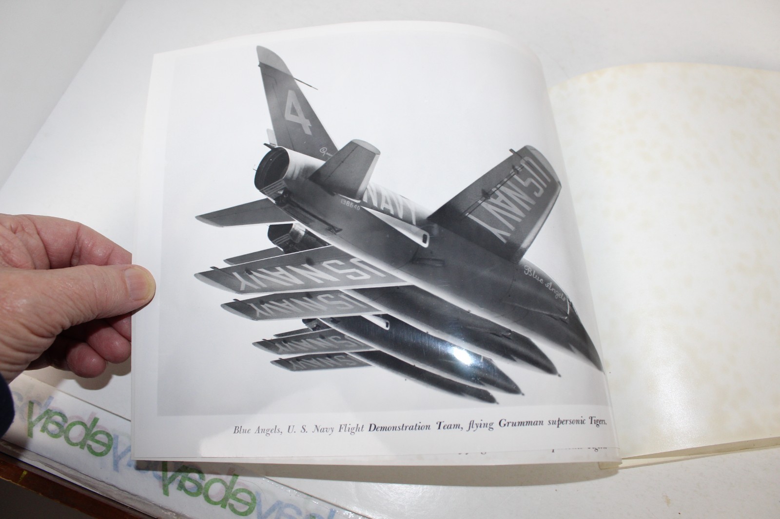 Group of 16 Original Vintage U S Navy Blue Angels Photos - Grumman Tiger