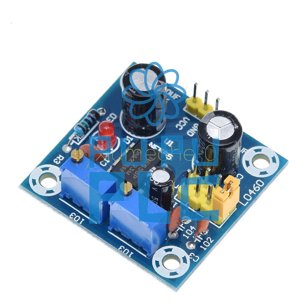 NE555 Duty Cycle and Frequency Adjustable Square Wave Module Board DIY Kit