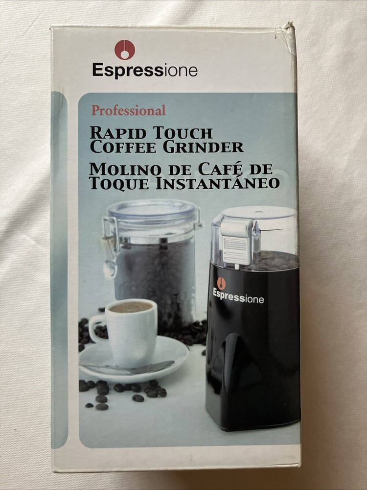 Expressions Rapid Touch Coffee Grinder New  Open Box