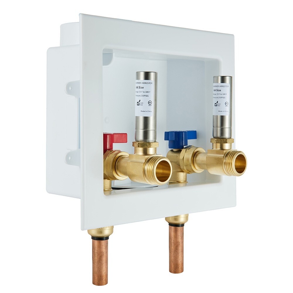 2 PCS EFIELD S.Steel Water Hammer Arrestor For Washing Machine, 3/4 Inch MHT