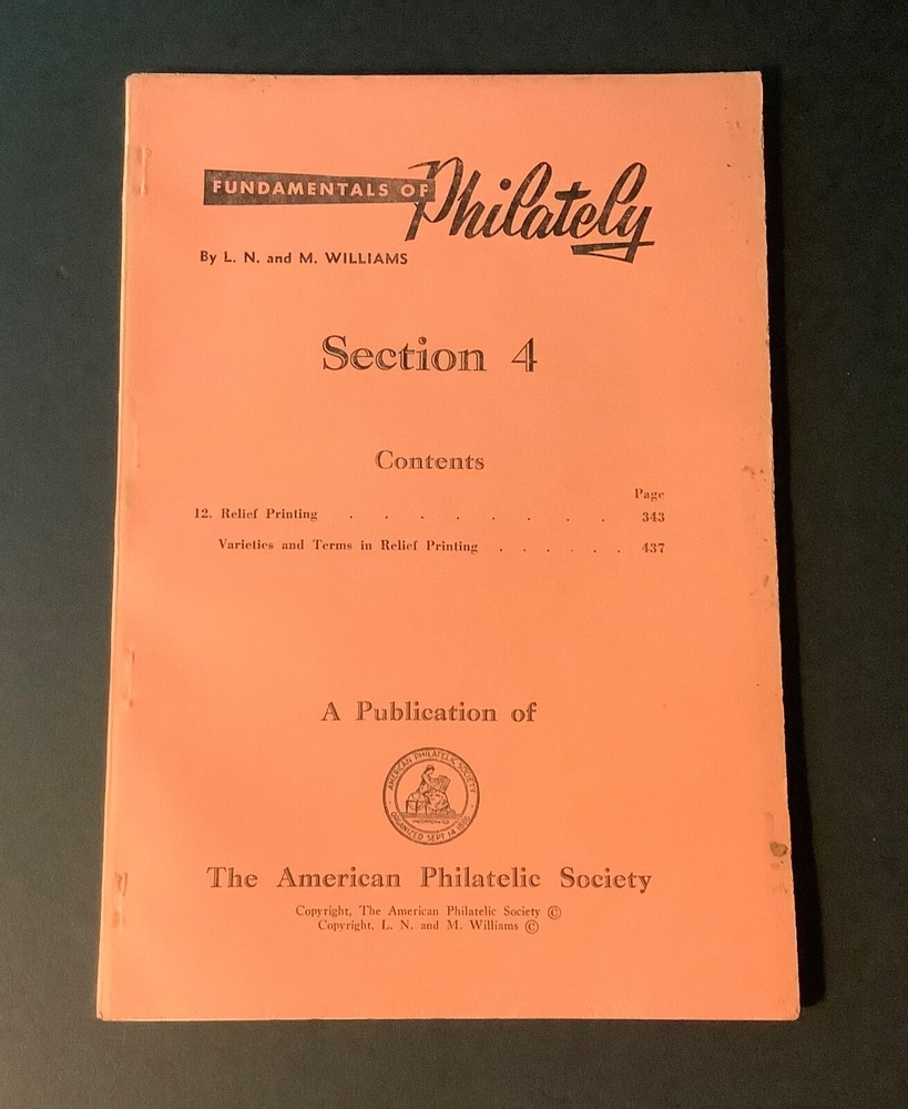 FUNDAMENTALS OF PHILATELY Vols 3-5 1964-68 APS Generously Illustrated Softcover