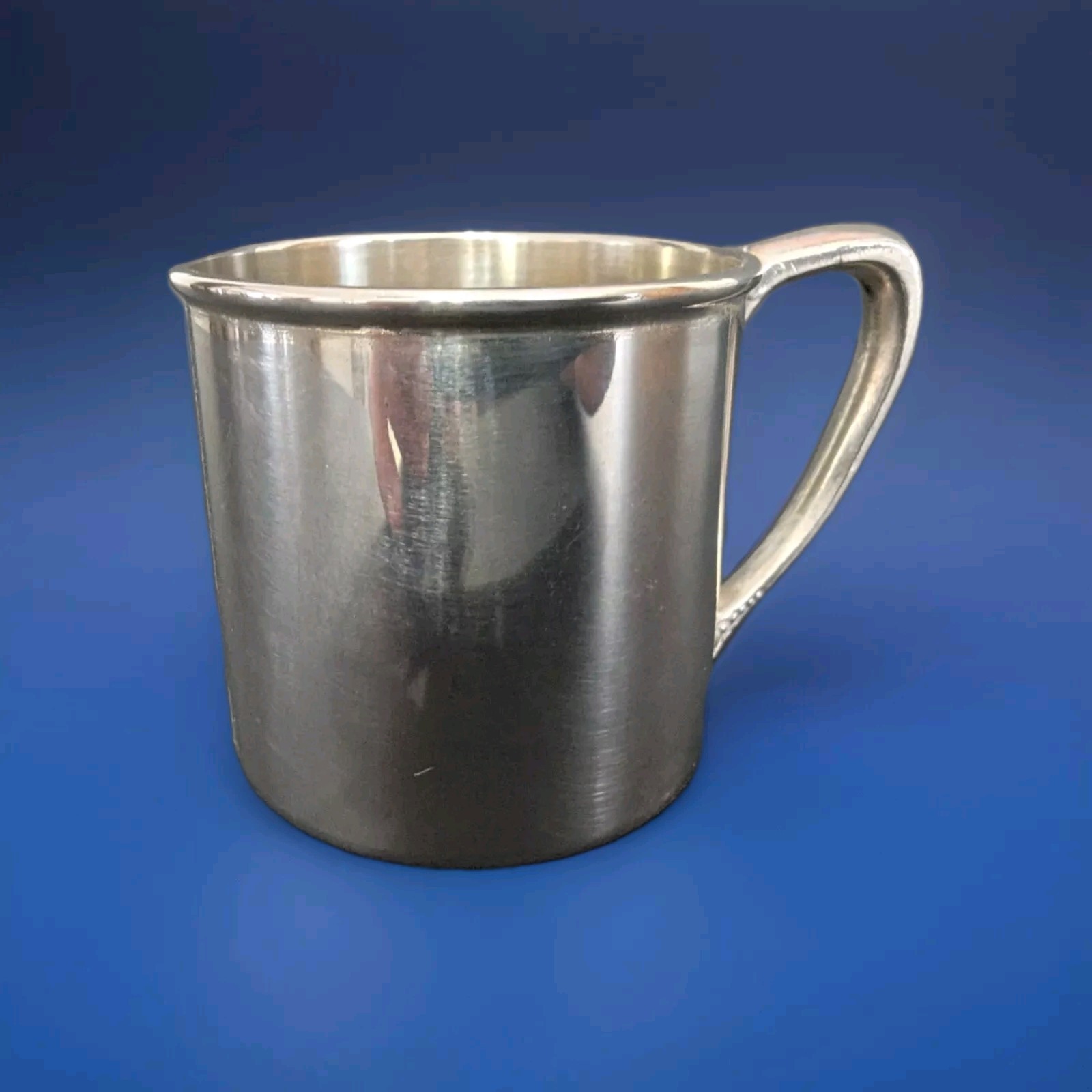 Oneida Silversmiths Child's Silver - plate Gold Wash Inside the Cup