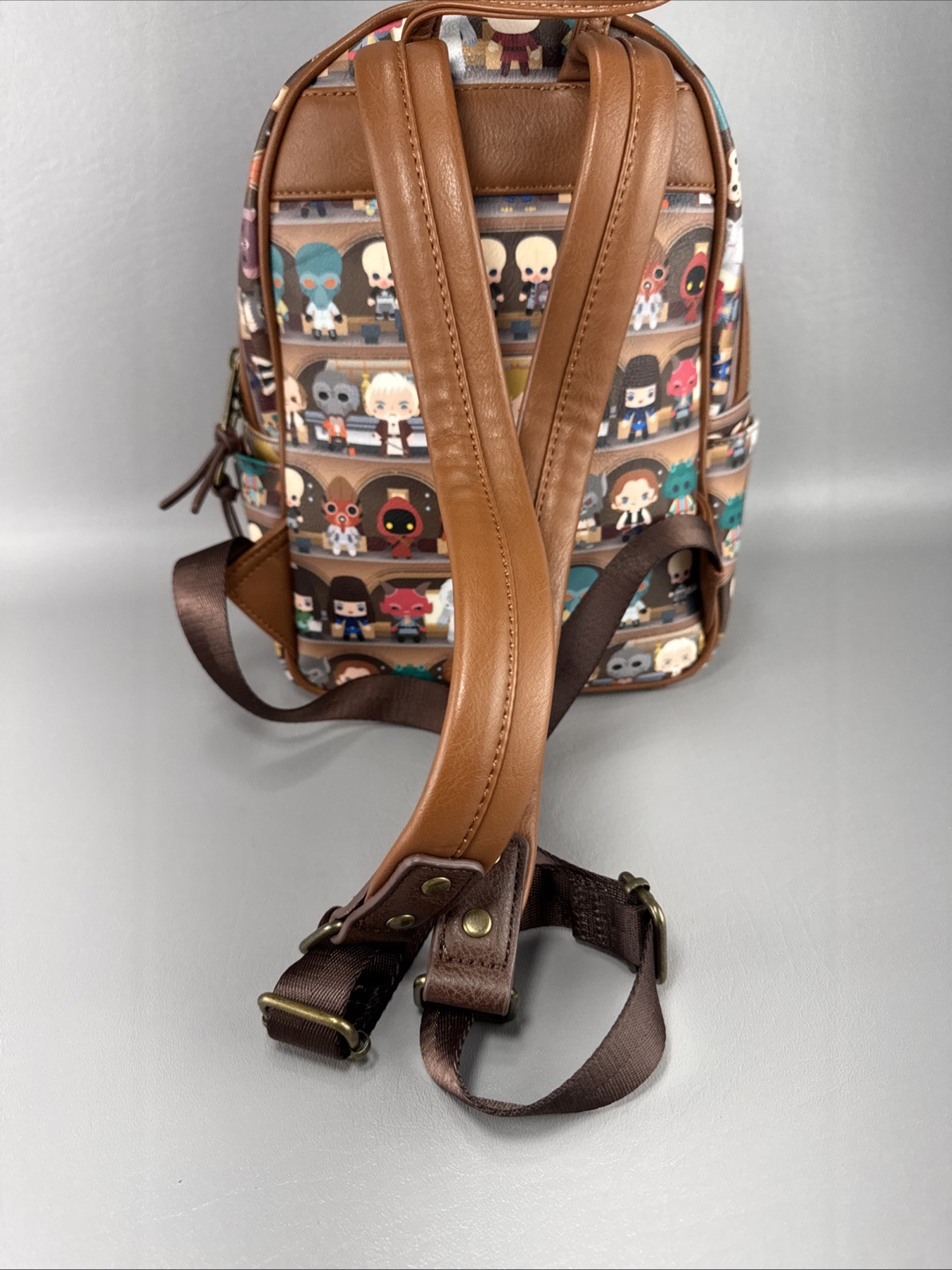 Loungefly Star Wars Chibi Cantina Mini Backpack Darth Vader Luke Skywalker CP30