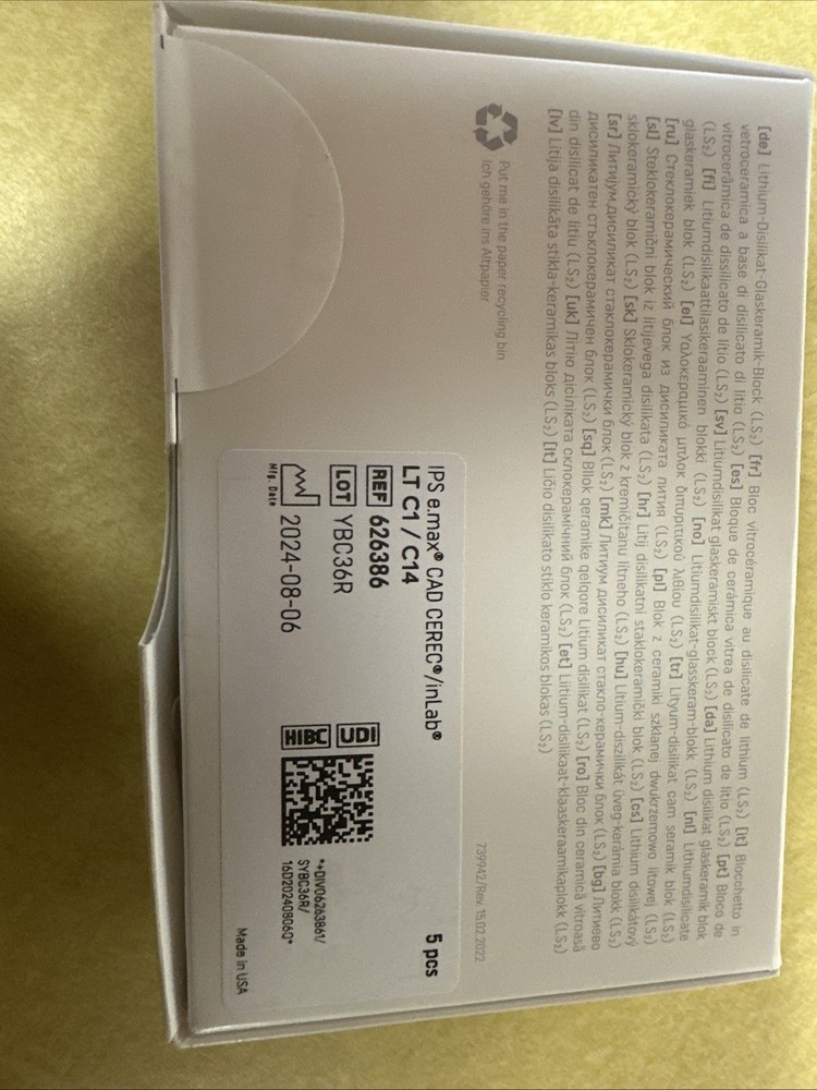 IPs Emax Cerec/in Lab C1/14