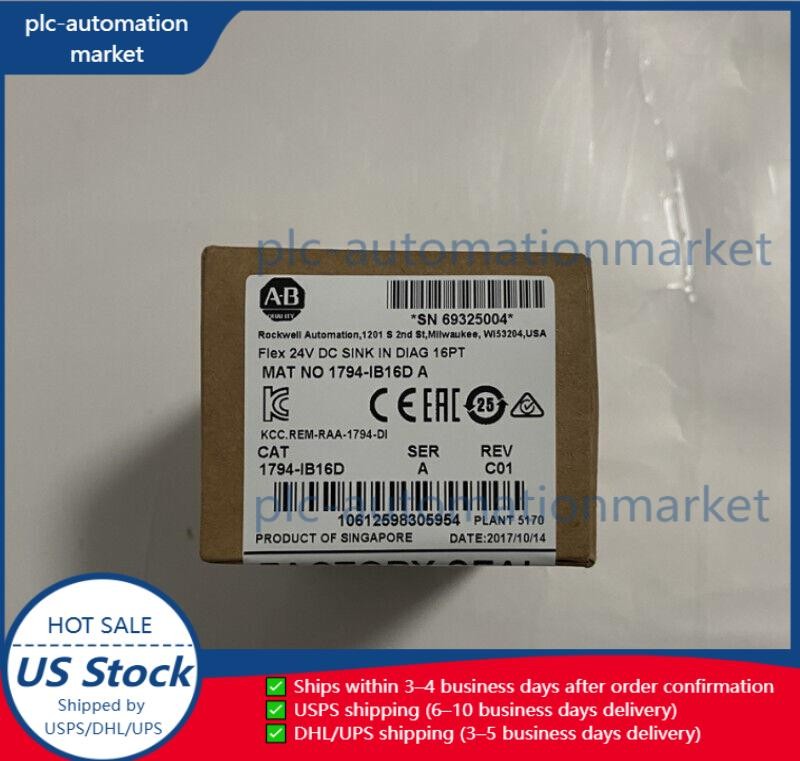 NEW Allen-Bradley 1794-IB16D Flex I/O Input Module