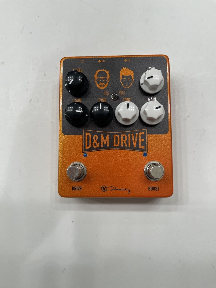 Keeley Electronics D&M Drive Overdrive Boost Booster Guitar Effect Pedal + Box