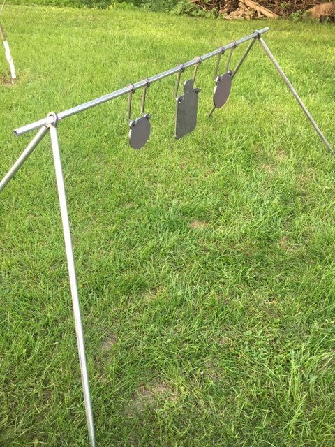 AR500 Steel Target Stand 3/4 EMT Conduit SCH40 or 1" Pipe Set of 2! USA MADE!!