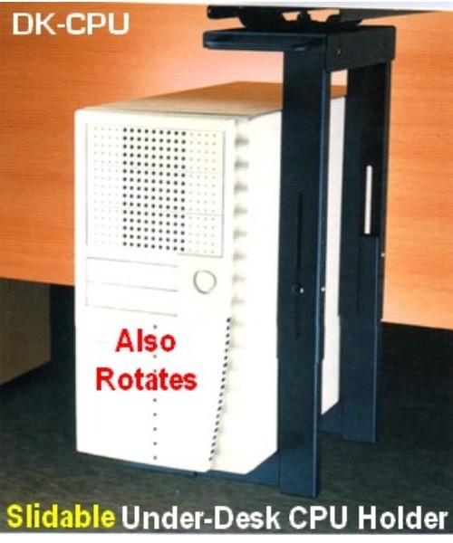 DK-CPU  Professional Slidable under-desk CPU holder