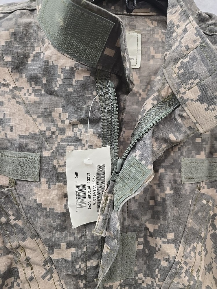 USGI Army Combat Uniform ACU 65% Fire Resistant Medium Long