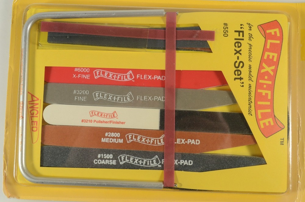 Flex-I-File Flex Set Sanding Sticks & Bands - 550