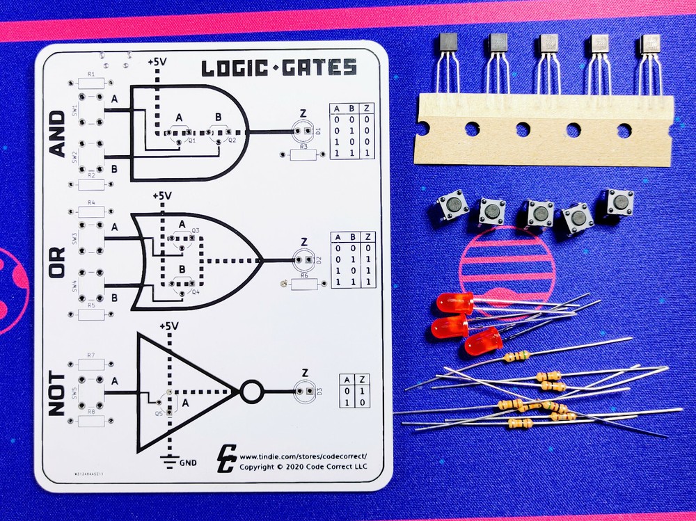 Logic Gates Learning Bundle (#1-3) (Pre-Assembled)