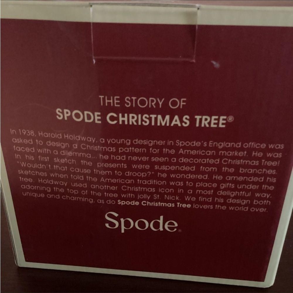 714. NIB SPODE CHRISTMAS TREE 2013 BELL