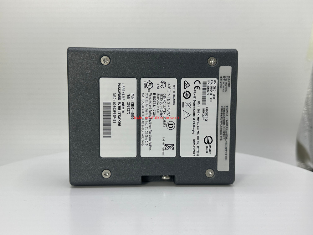 National Instruments NI 9805 Adapter module Test passed spot