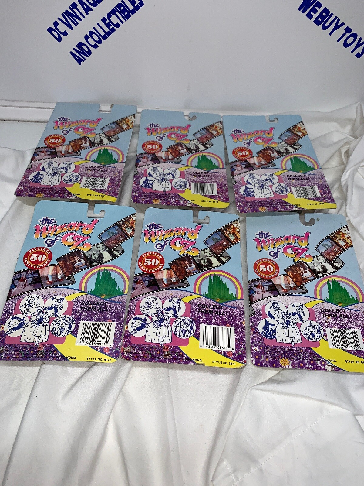 Wizard Of Oz Wind Up Walkers & Poseable Figure Lot Cowardly Lion 1988 - Sealed