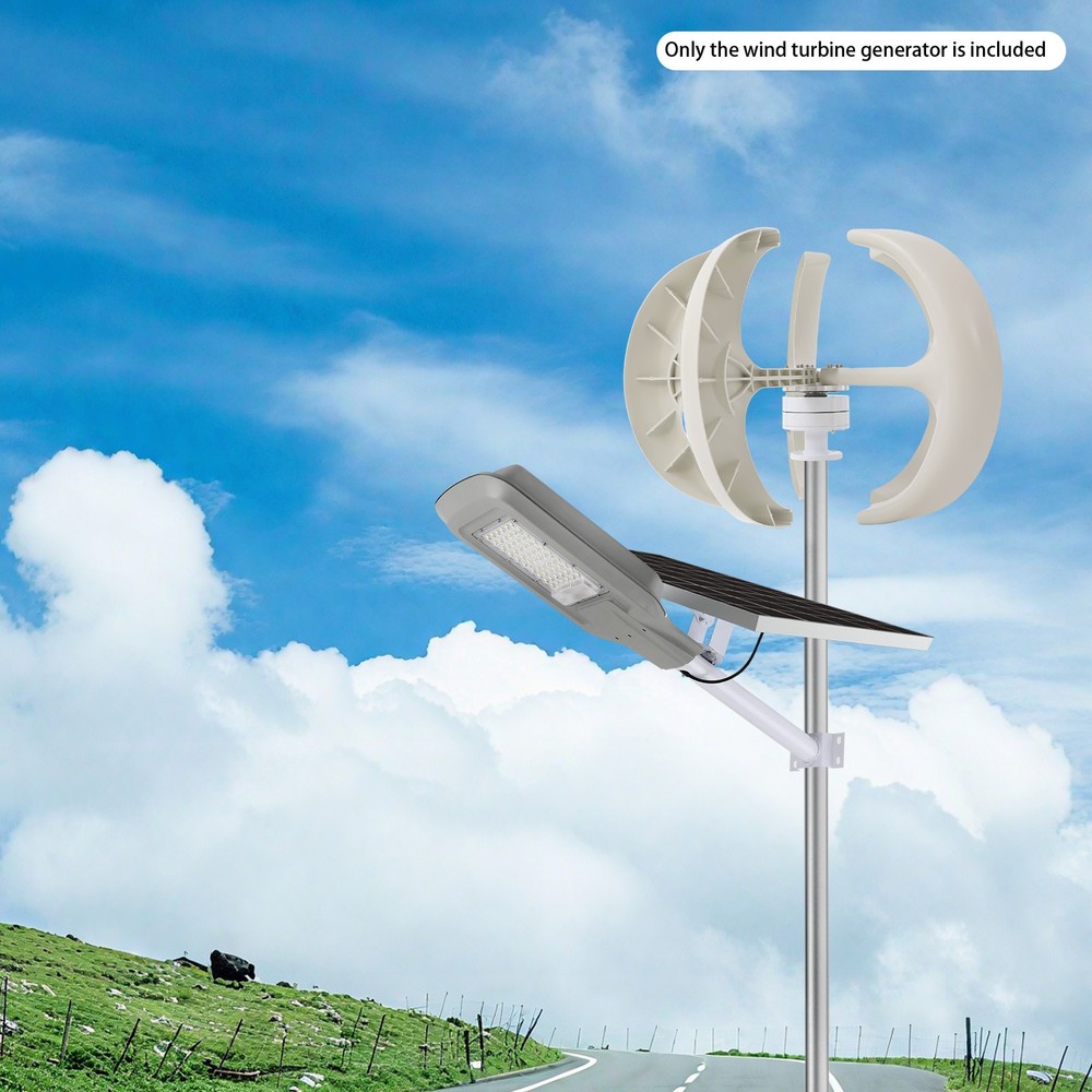 600W 24V Vertical Axis Wind Power Turbine Generator Controller Home Windmill